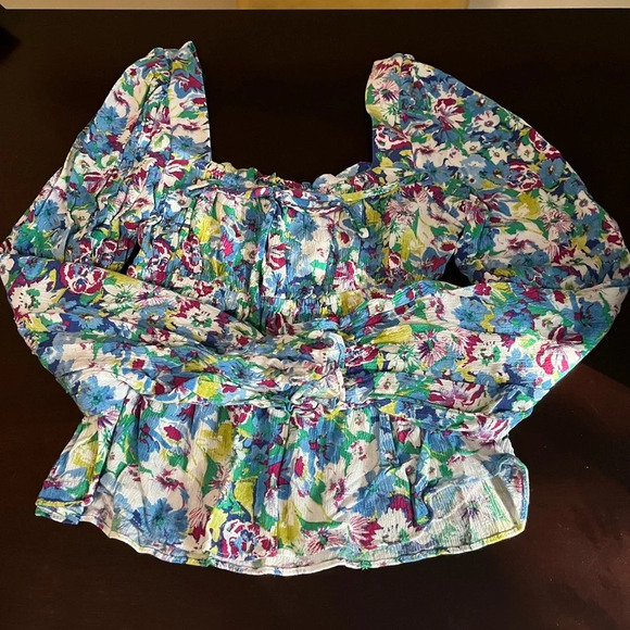 SO~VIBRANT BLOUSE~SEXY FLORAL~ - Picture 2 of 13